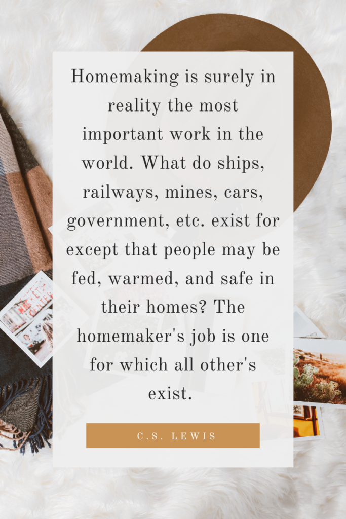 quote about homemaking