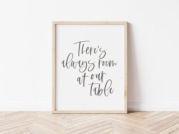 There's room at our table | Digital Download | Foster Care Gift | Adoption Gift