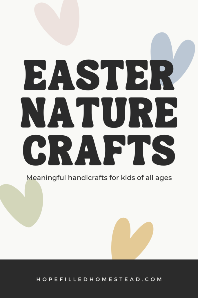 easter nature crafts for kids 